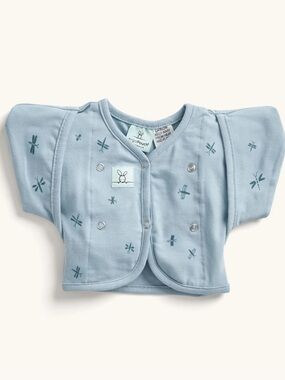 ERGOPOUCH Butterfly Cardi blue dragonfly print